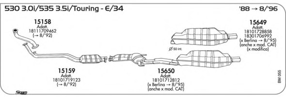 SIGAM BM055 Exhaust System